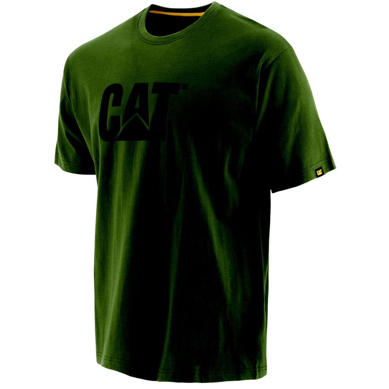 Men's Caterpillar Trademark T-Shirts Green Ireland CSJU96840